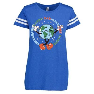 Cute Celebrate Earth Day Save The Earth Enza Ladies Jersey Football T-Shirt