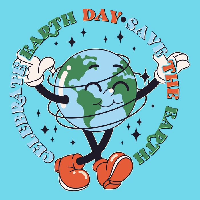 Cute Celebrate Earth Day Save The Earth Button