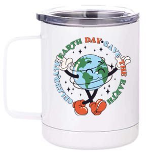 Cute Celebrate Earth Day Save The Earth 12 oz Stainless Steel Tumbler Cup