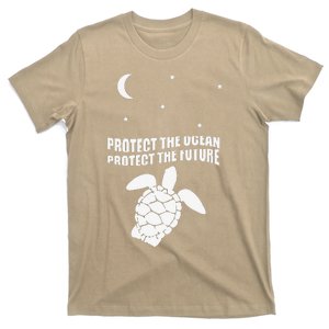 Climate Change Earth Day Animals Protect The Ocean Turtle T-Shirt