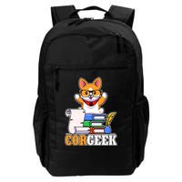 CORGEEK Cute Educated Corgi Daily Commute Backpack
