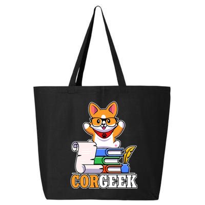 CORGEEK Cute Educated Corgi 25L Jumbo Tote