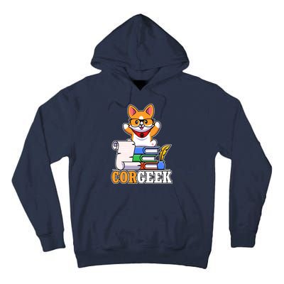 CORGEEK Cute Educated Corgi Tall Hoodie