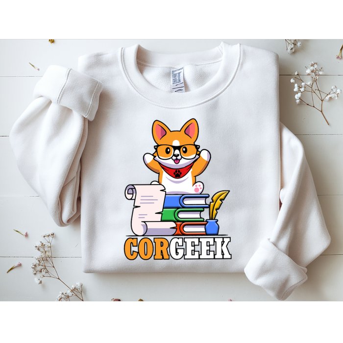 CORGEEK Cute Educated Corgi Sweatshirt