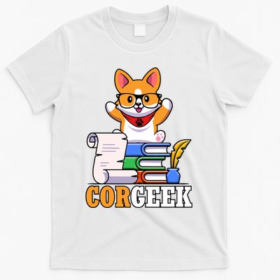 CORGEEK Cute Educated Corgi T-Shirt