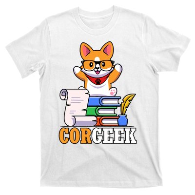 CORGEEK Cute Educated Corgi T-Shirt