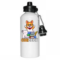 CORGEEK Cute Educated Corgi Aluminum Water Bottle