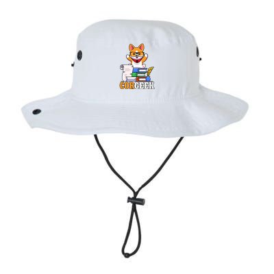 CORGEEK Cute Educated Corgi Bucket Hat