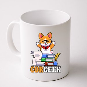 CORGEEK Cute Educated Corgi Coffee Mug