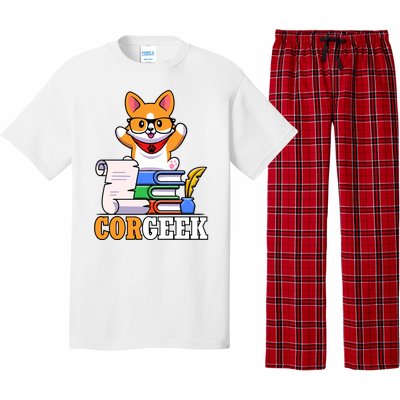 CORGEEK Cute Educated Corgi Pajama Set