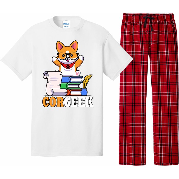 CORGEEK Cute Educated Corgi Pajama Set