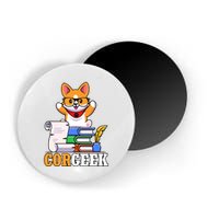 CORGEEK Cute Educated Corgi Magnet