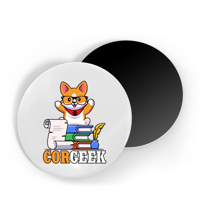 CORGEEK Cute Educated Corgi Magnet