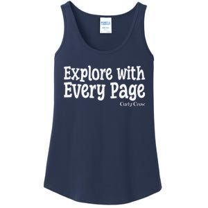 Curly Crow Every Page Ladies Essential Tank