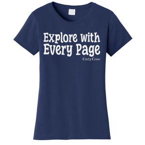 Curly Crow Every Page Women's T-Shirt