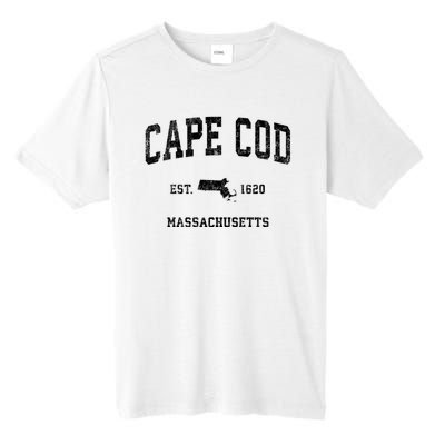 Cape Cod Est 1620 Massachusetts Ma Vintage Established Sports Design Tall Fusion ChromaSoft Performance T-Shirt