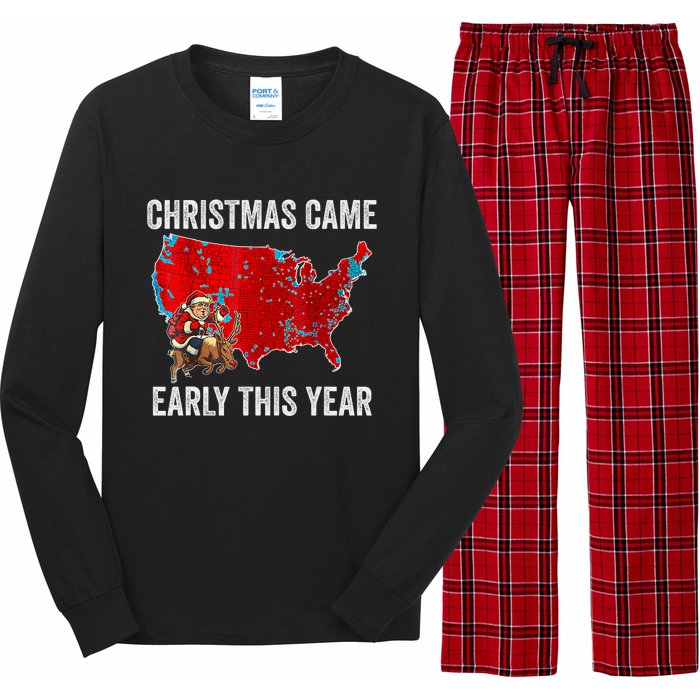 Christmas Came Early This Year Electoral Map Long Sleeve Pajama Set