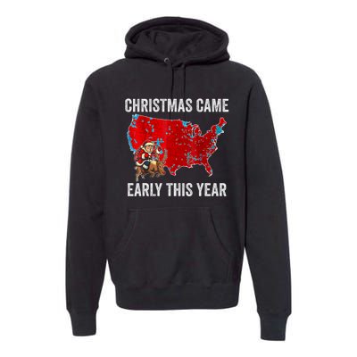 Christmas Came Early This Year Electoral Map Premium Hoodie