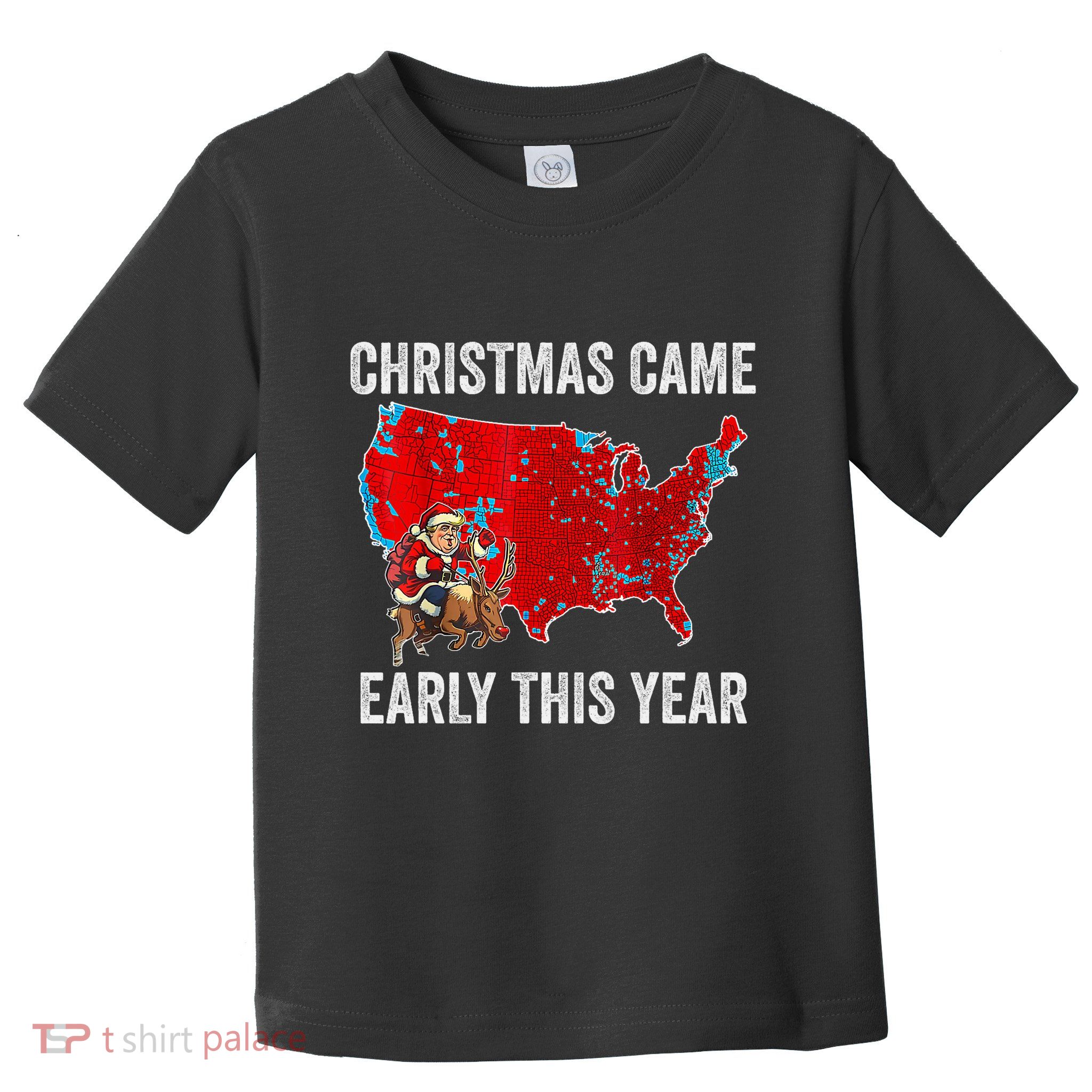 Christmas Came Early This Year Electoral Map Toddler T-Shirt