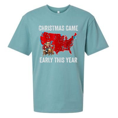 Christmas Came Early This Year Electoral Map Sueded Cloud Jersey T-Shirt