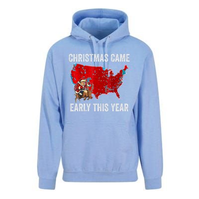 Christmas Came Early This Year Electoral Map Unisex Surf Hoodie