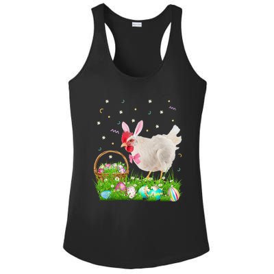 Cute Chicken Easter Day Bunny Eggs Easter Costume Gifts Ladies PosiCharge Competitor Racerback Tank