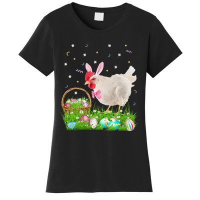 Cute Chicken Easter Day Bunny Eggs Easter Costume Gifts Women's T-Shirt