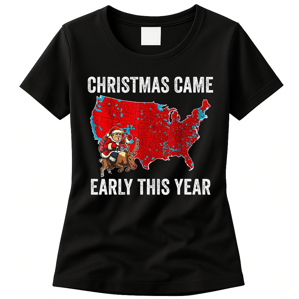 Christmas Came Early This Year Electoral Map Womens T-Shirt