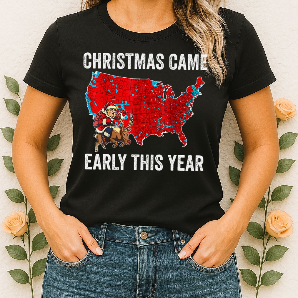 Christmas Came Early This Year Electoral Map Womens T-Shirt