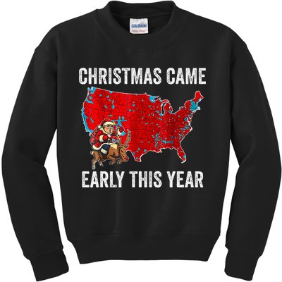Christmas Came Early This Year Electoral Map Kids Sweatshirt