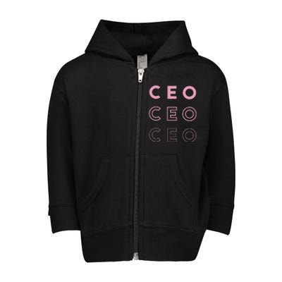 CEO Toddler Zip Fleece Hoodie