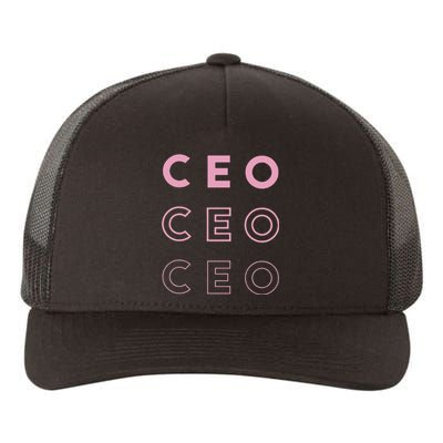 CEO Yupoong Adult 5-Panel Trucker Hat