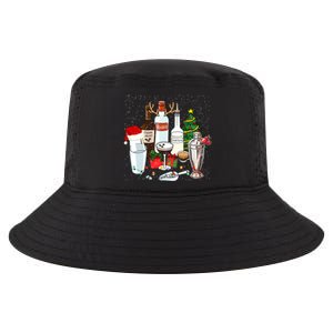 Christmas Cocktail Espresso Martini Ing Party Bartender Gift Cool Comfort Performance Bucket Hat