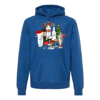 Christmas Cocktail Espresso Martini Ing Party Bartender Gift Premium Hoodie