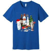 Christmas Cocktail Espresso Martini Ing Party Bartender Gift Premium T-Shirt