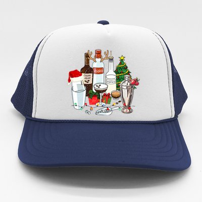 Christmas Cocktail Espresso Martini Ing Party Bartender Gift Trucker Hat