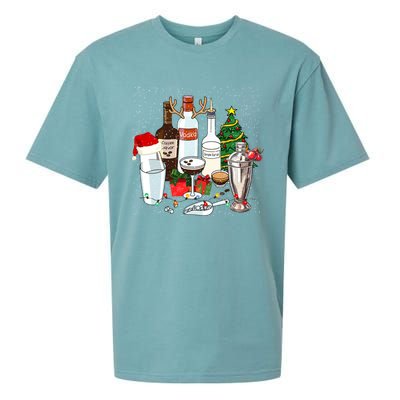 Christmas Cocktail Espresso Martini Ing Party Bartender Gift Sueded Cloud Jersey T-Shirt