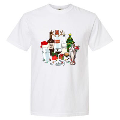 Christmas Cocktail Espresso Martini Ing Party Bartender Gift Garment-Dyed Heavyweight T-Shirt