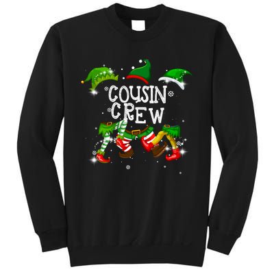 Cousin Crew Elf Matching Group Christmas Family Pajama Sweatshirt