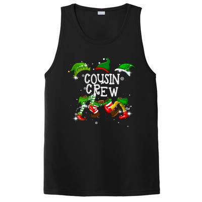 Cousin Crew Elf Matching Group Christmas Family Pajama PosiCharge Competitor Tank