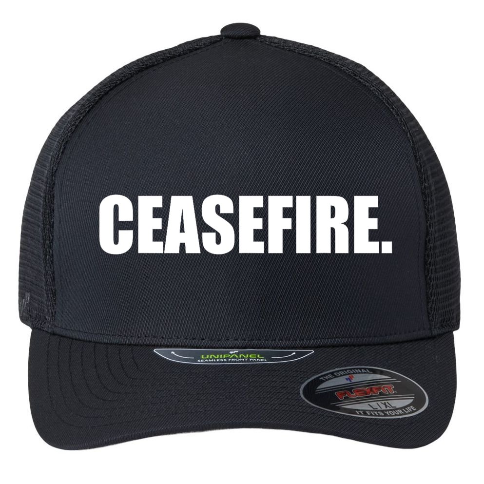 Ceasefire Flexfit Unipanel Trucker Cap