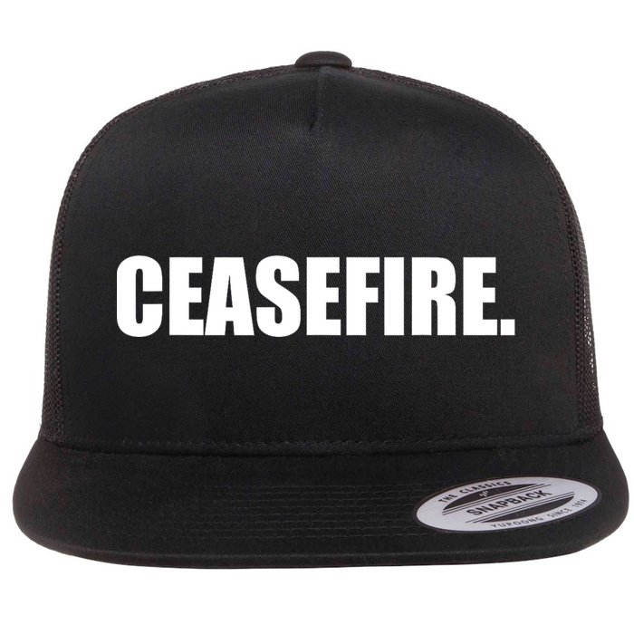 Ceasefire Flat Bill Trucker Hat
