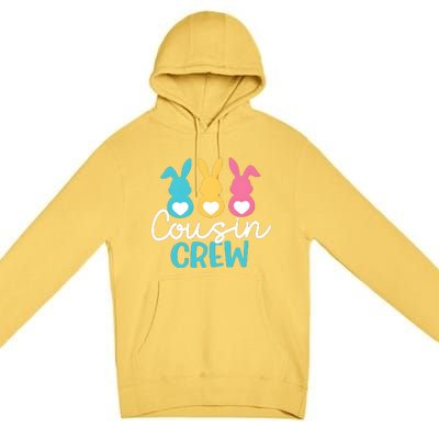 Cousin Crew Easter Day Easter Family Premium Pullover Hoodie