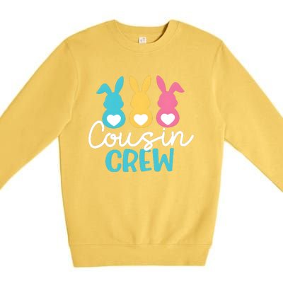 Cousin Crew Easter Day Easter Family Premium Crewneck Sweatshirt