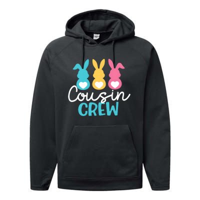 Cousin Crew Easter Day Easter Family Performance Fleece Hoodie