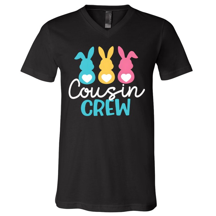 Cousin Crew Easter Day Easter Family V-Neck T-Shirt