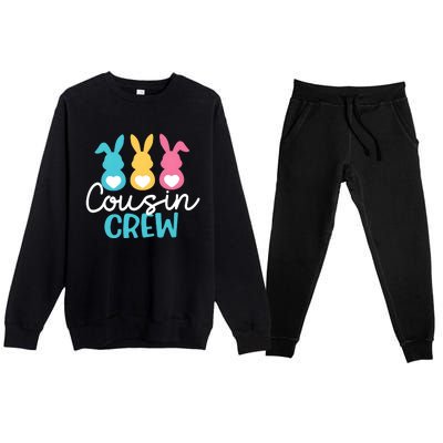 Cousin Crew Easter Day Easter Family Premium Crewneck Sweatsuit Set