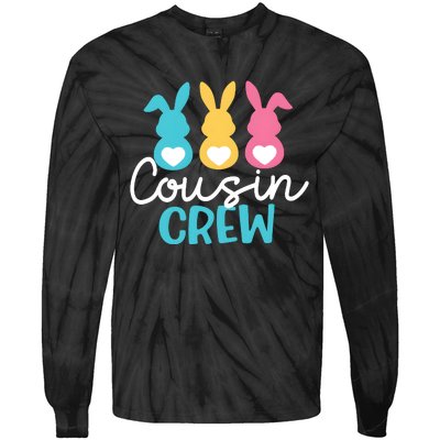 Cousin Crew Easter Day Easter Family Tie-Dye Long Sleeve Shirt