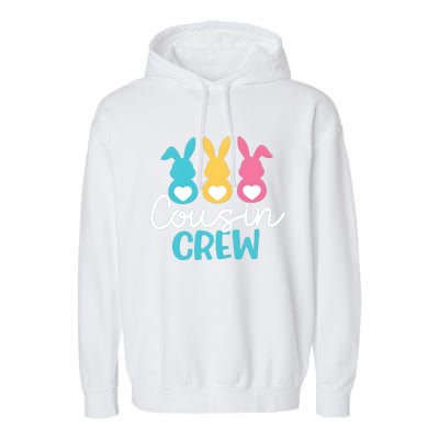 Cousin Crew Easter Day Easter Family Garment-Dyed Fleece Hoodie