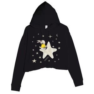 Celestial Crop Fleece Hoodie